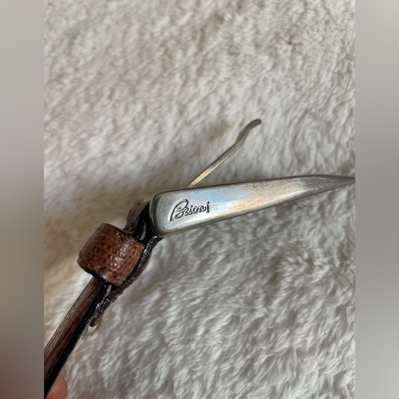 Brioni Mens Handmade in Italy Genuine Tejus, Size 100CM / 38 Inches - Mint Cond. - Picture 8 of 8